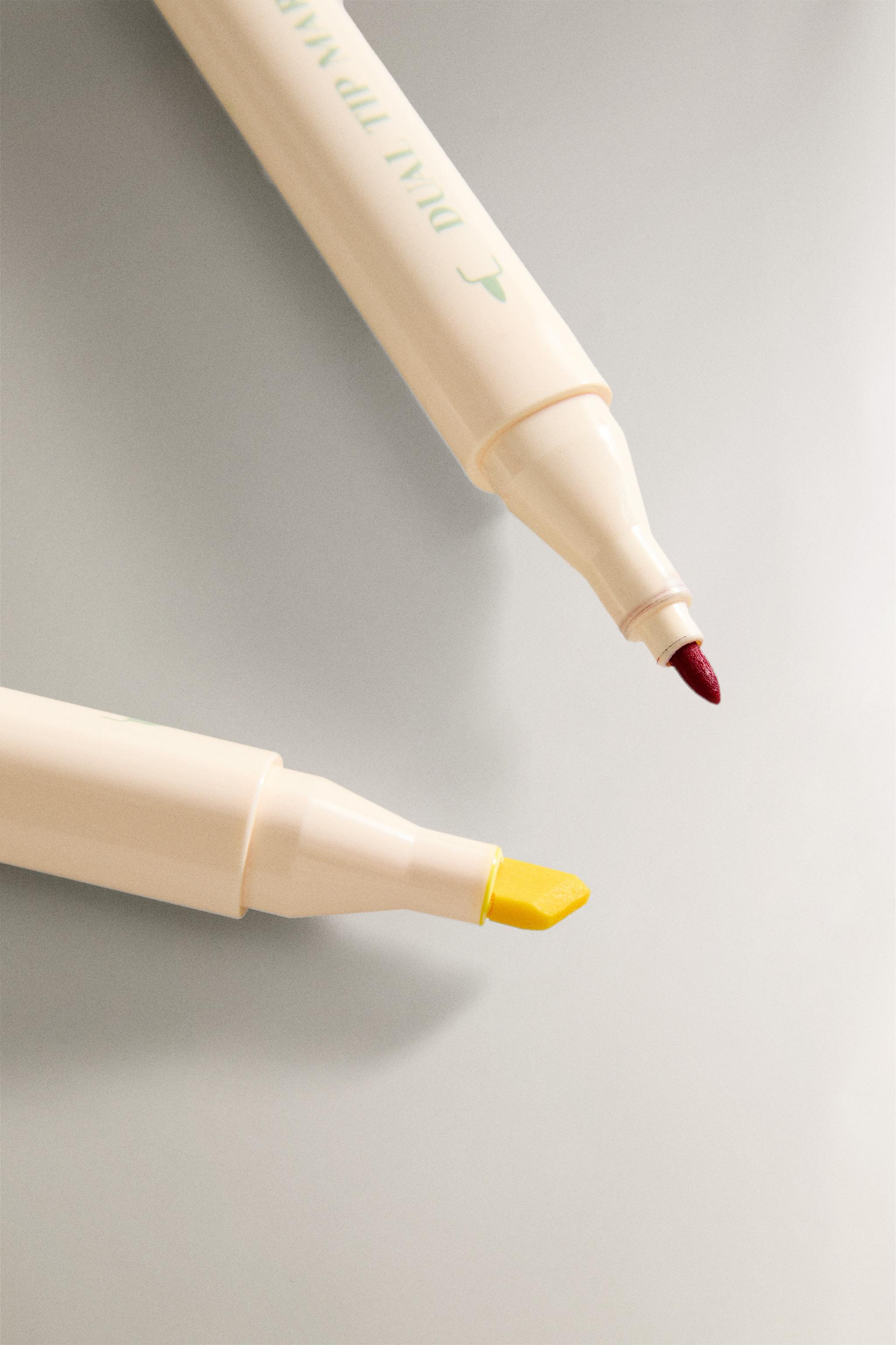 DOUBLE TIP MARKERS (SET OF 12)